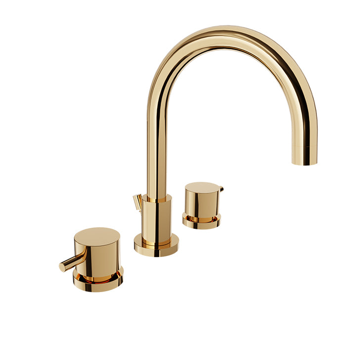 Baril 8" c/c lavatory faucet, drain included