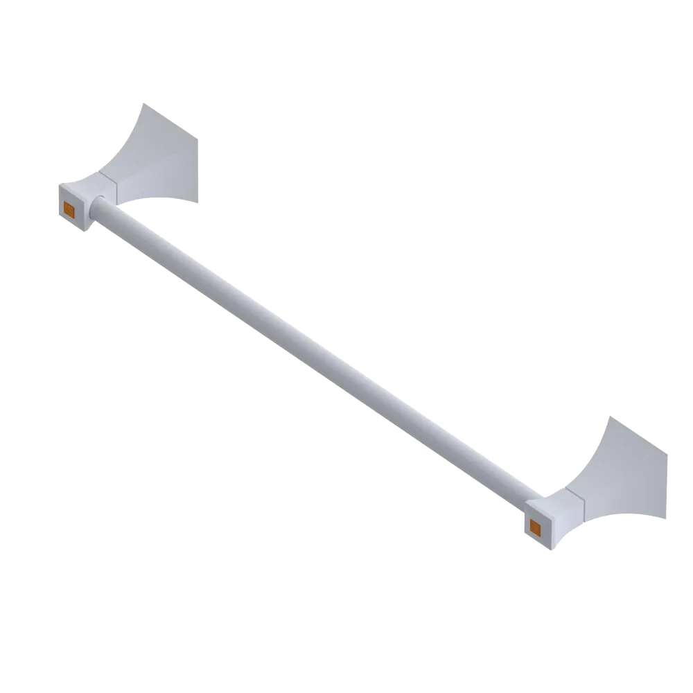 Rubinet Towel Bar 18" Matt White