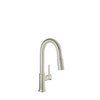 Baril Single-hole bar / prep kitchen faucet with 2-function pull-down spray