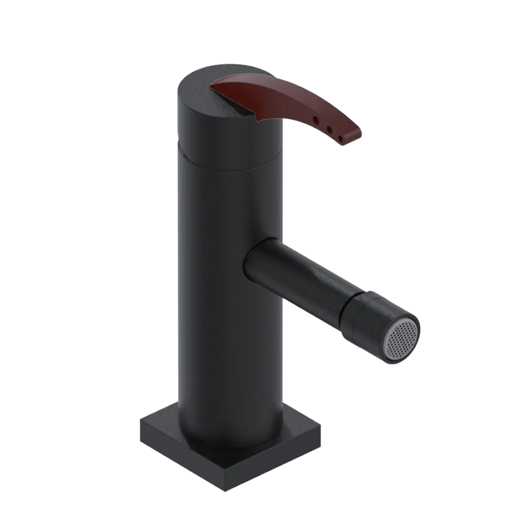 Rubinet Single Control Bidet Fitting (less drain) Matt Black