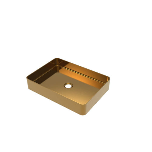 Aquaflo Edge 20" Handcrafted Stainless Steel Vessel Sink - BSE2014