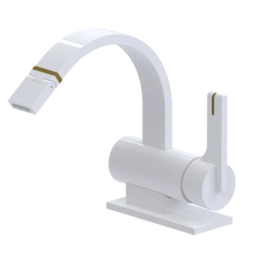 Rubinet Single Control Bidet Fitting (less drain) White