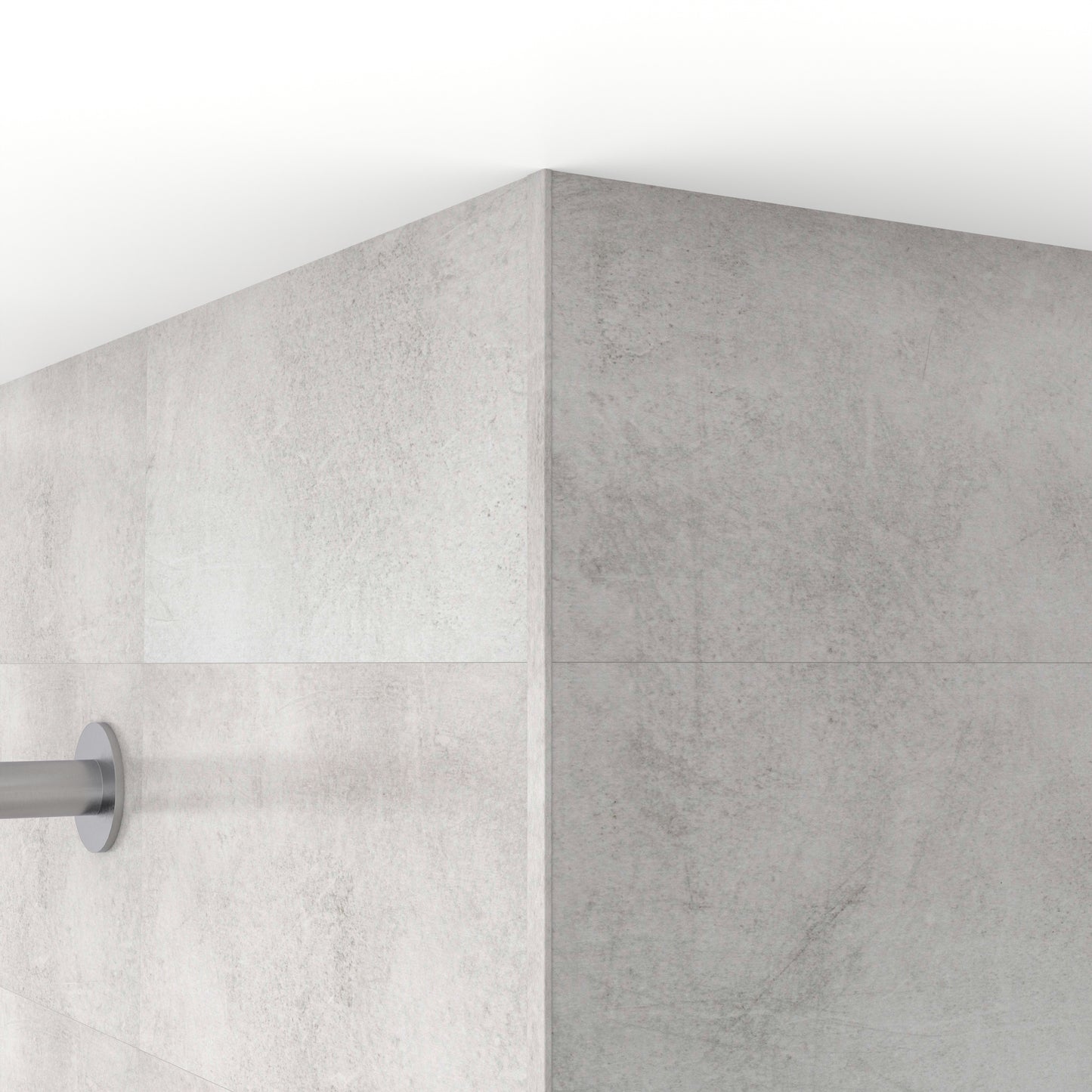 Neptune Viva Edge Trim 94 in. Marble Glacier