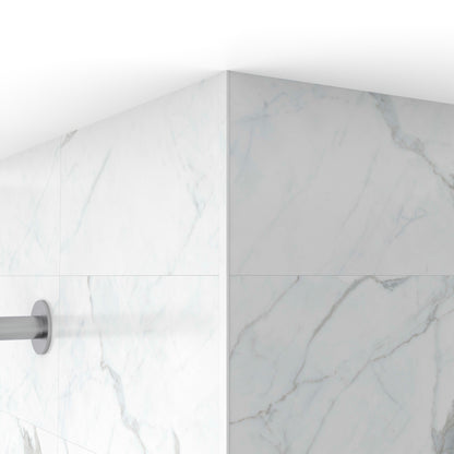 Neptune Viva Edge Trim 94 in. Marble Glacier
