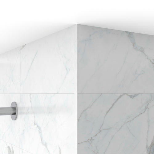 Neptune Viva Edge Trim 94 in. Marble Glacier
