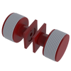 Rubinet Shower Door Knob (set) Maroon