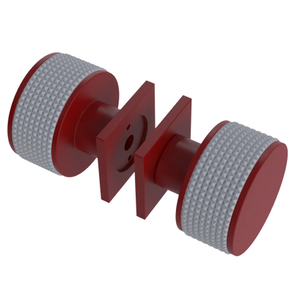 Rubinet Shower Door Knob (set) Maroon