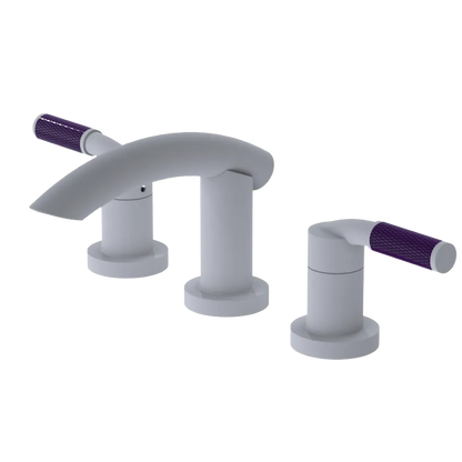 Rubinet Widespread Lav. Set. (less drain) Matt White