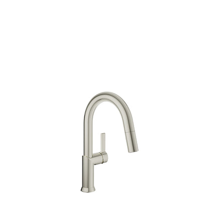 Baril Single-hole bar / prep kitchen faucet with 2-function pull-down spray