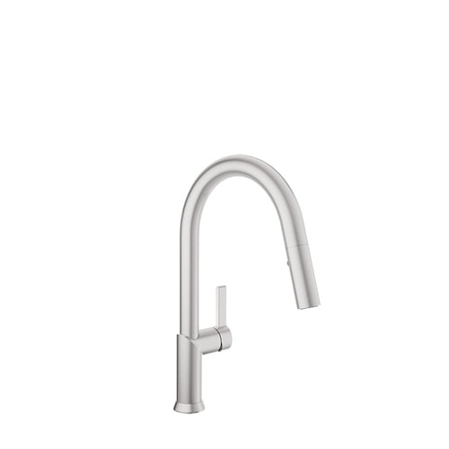 Baril Single-hole kitchen faucet with 2-function pull-down spray