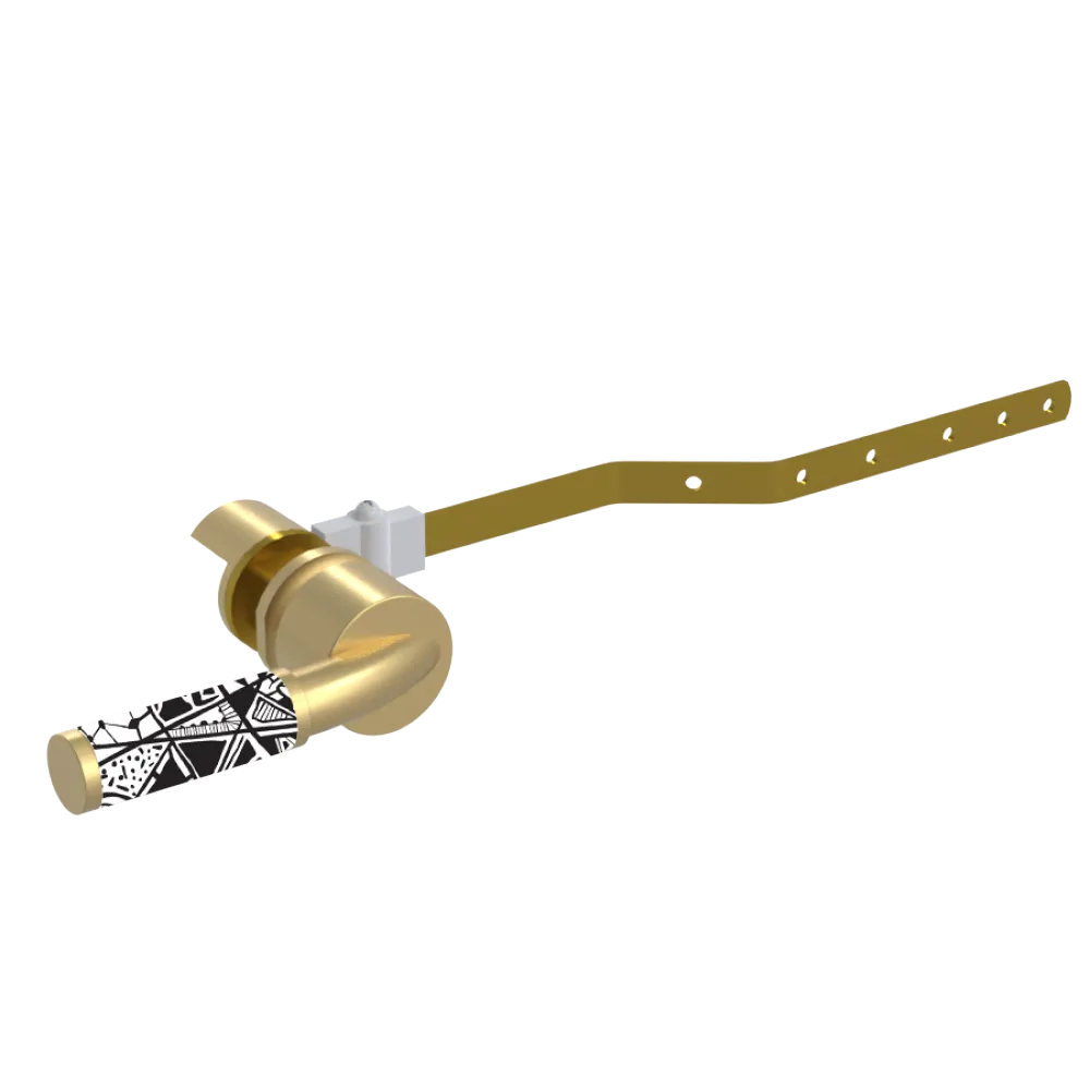 Rubinet Trip Levers Satin Brass