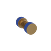 Rubinet Shower Door Knob (set) Satin Gold