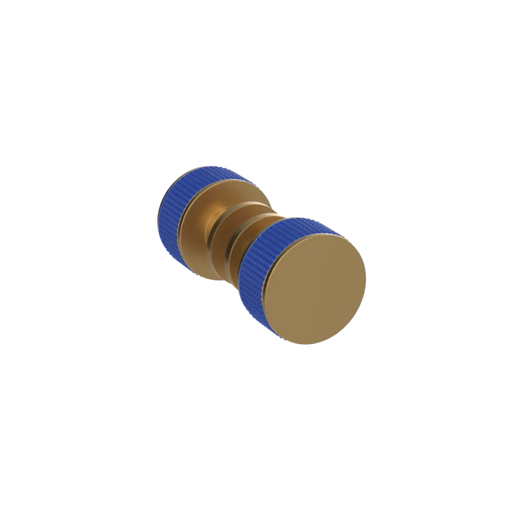 Rubinet Shower Door Knob (set) Satin Gold