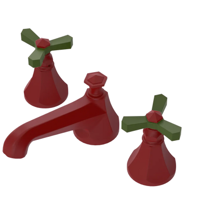 Rubinet Widespread Lav. Set. (less drain) Maroon