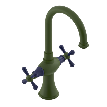Rubinet Single Hole Dual Handle Lav. Set. (less drain) Green Envy