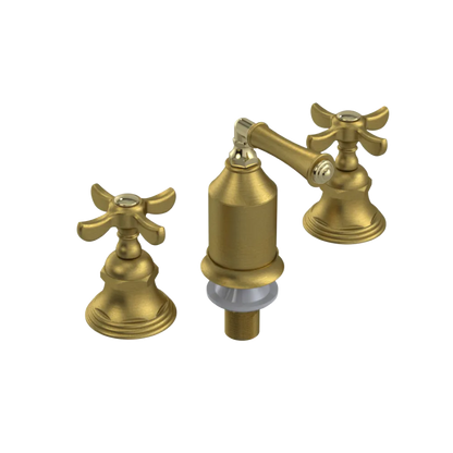 Rubinet Bidet Fitting with Spray, Diverter, and Vacum Breaker (Less Drain) Antique Brass Matt