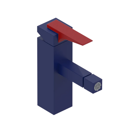 Rubinet Single Control Bidet Fitting (less drain) Midnight Blue