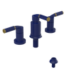 Rubinet Bidet Fitting with Spray, Diverter, and Vacuum Breaker (less drain) Midnight Blue