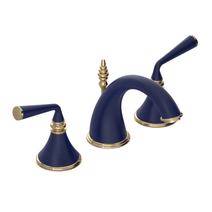 Rubinet Widespread Lav. Set. (less drain) Midnight Blue