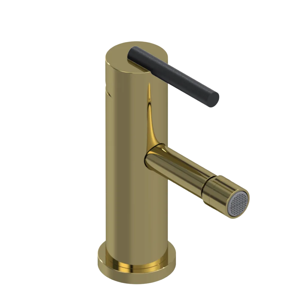 Rubinet Single Control Bidet Fitting (less drain) Natural Brass