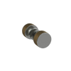 Rubinet Shower Door Knob (set) Satin Nickel