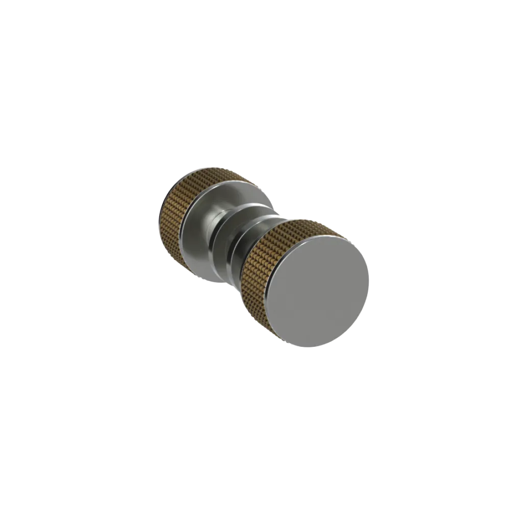 Rubinet Shower Door Knob (set) Satin Nickel