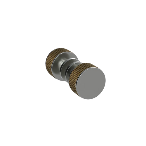 Rubinet Shower Door Knob (set) Satin Nickel