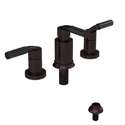 Rubinet Bidet Fitting with Spray, Diverter, and Vacuum Breaker (less drain) Tuscan Brass