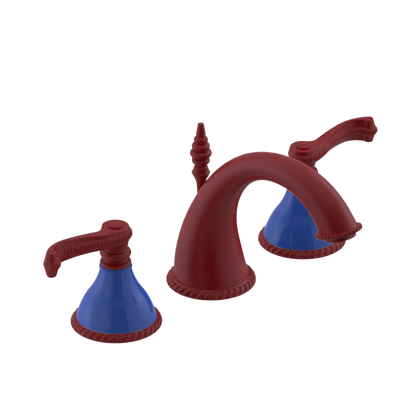 Rubinet Widespread Lav. Set. (less drain) Maroon