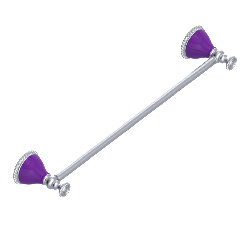 Rubinet Towel Bar 24" Satin Chrome