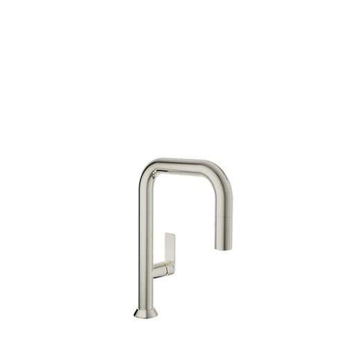 Baril Single-hole bar / prep kitchen faucet with 2-function pull-down spray