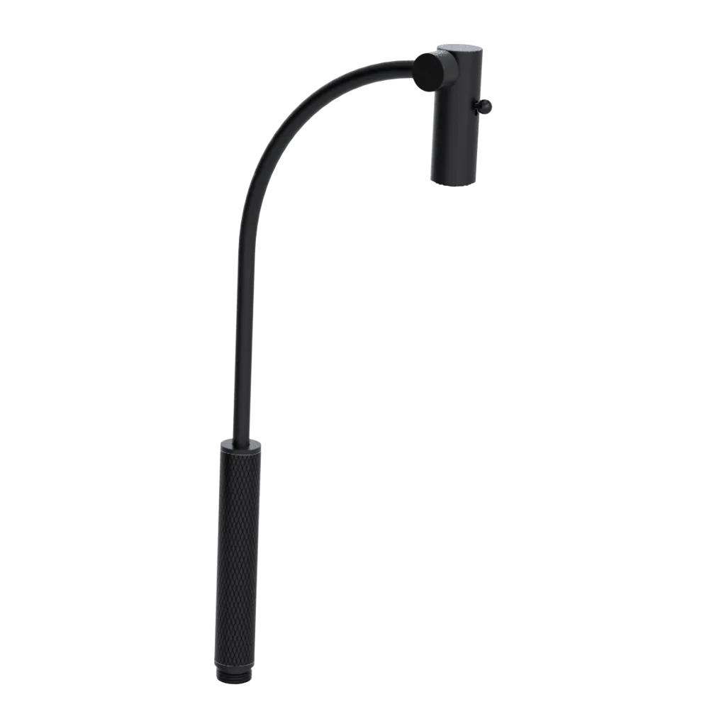 Rubinet Hand Held Shower Bidet Only Matt Black