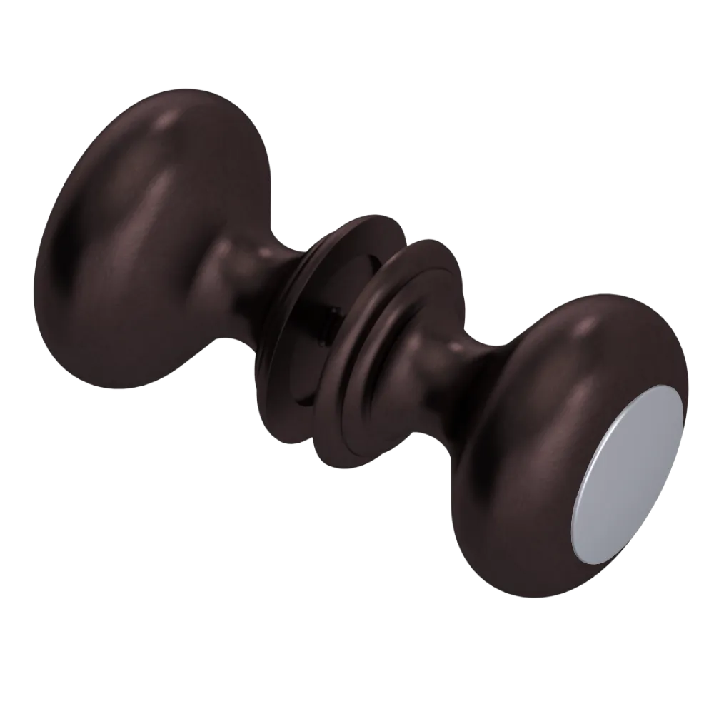 Rubinet Shower Door Knob (set) Oil Rubbed Bronze