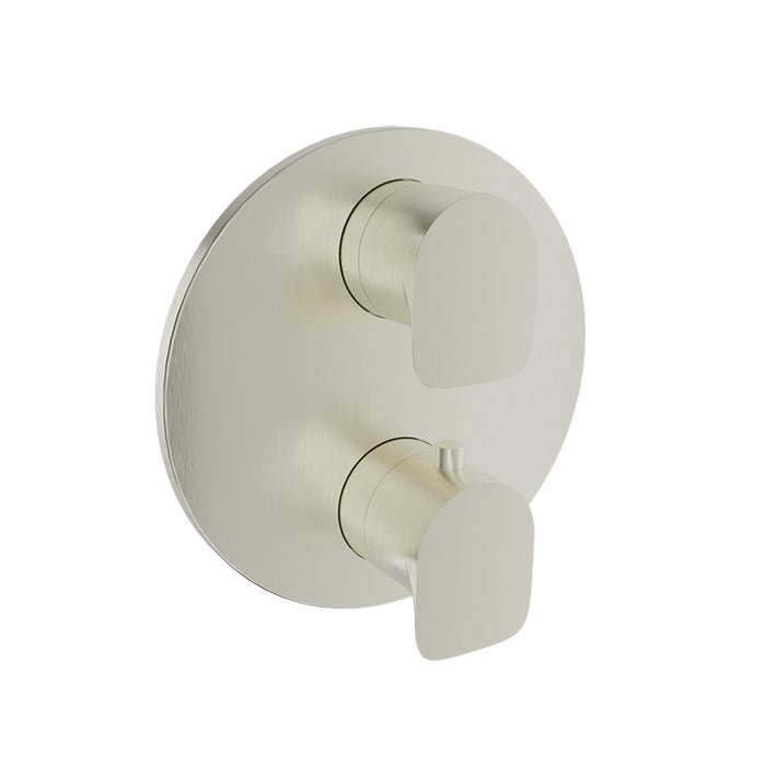 Baril Complete thermostatic pressure balanced shower valve with 1-way diverter