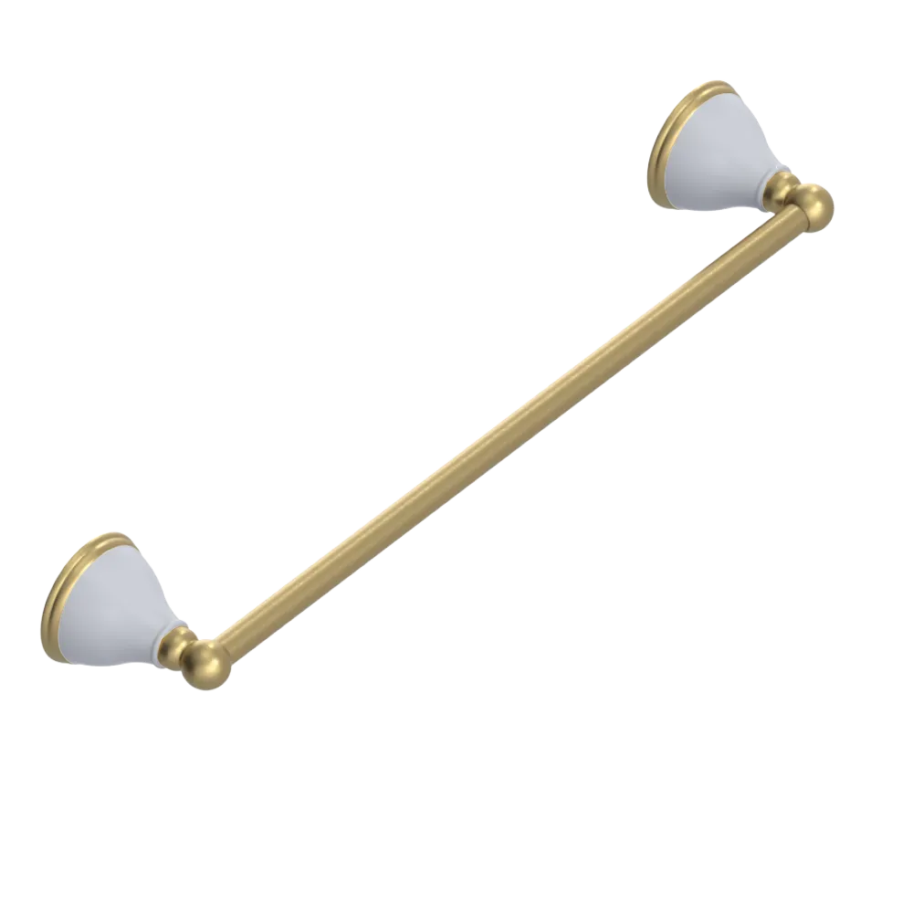 Rubinet Towel Bar 18" Satin Brass