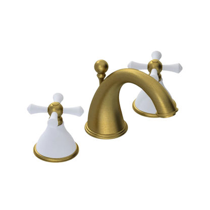 Rubinet Widespread Lav. Set. (less drain) Antique Brass Matt