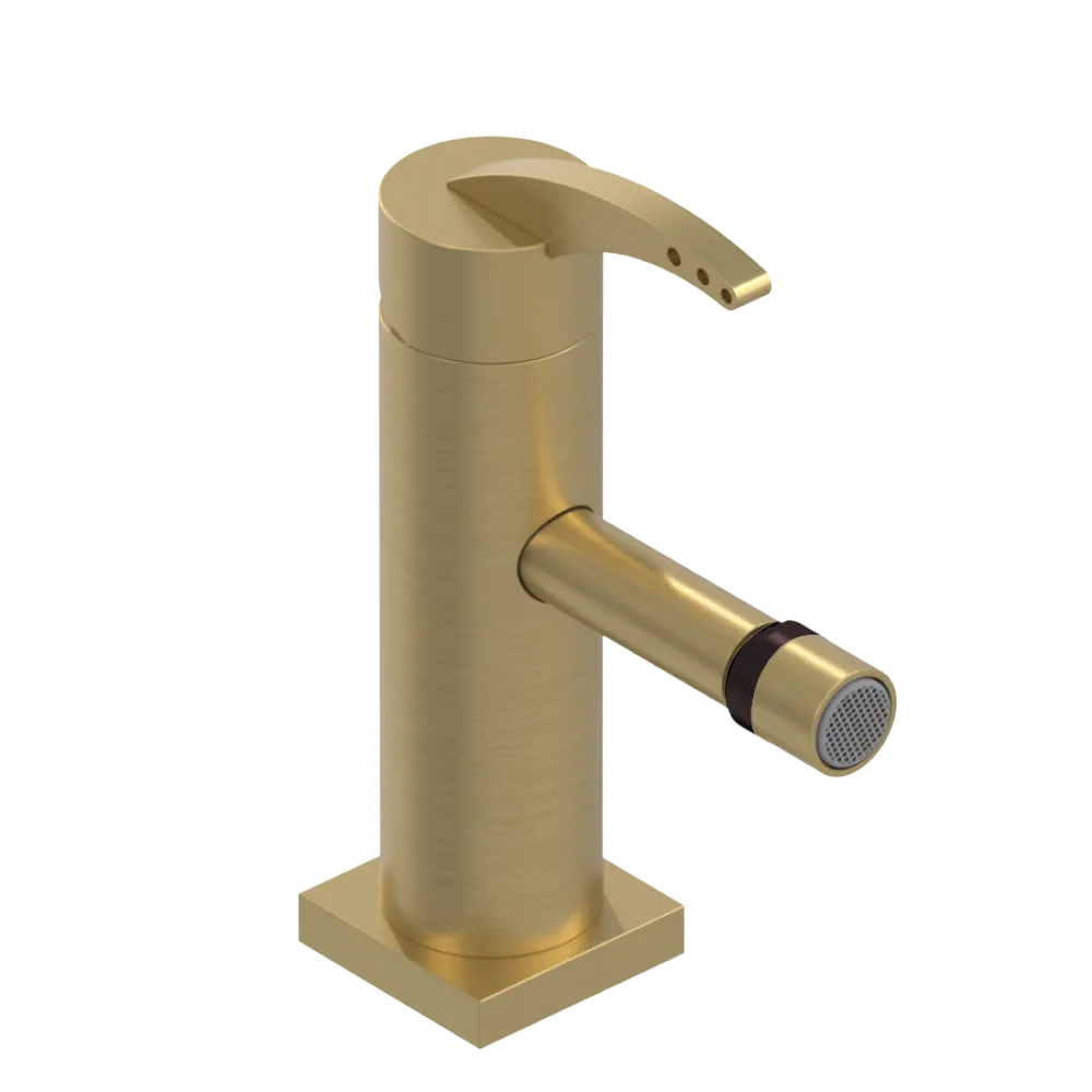 Rubinet Single Control Bidet Fitting (less drain) Satin Gold