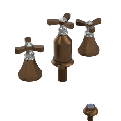 Rubinet Bidet Fitting with Spray, Diverter, and Vacum Breaker (Less Drain) Oil Rubbed Bronze