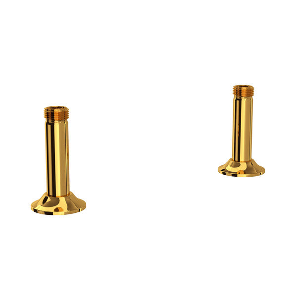 Perrin & Rowe Georgian Era™ Bridge Faucet Straight Deck Unions