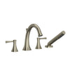 Riobel Edge™ 4-Hole Deck Mount Tub Filler