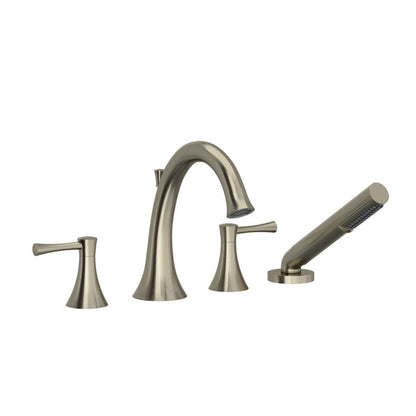 Riobel Edge™ 4-Hole Deck Mount Tub Filler
