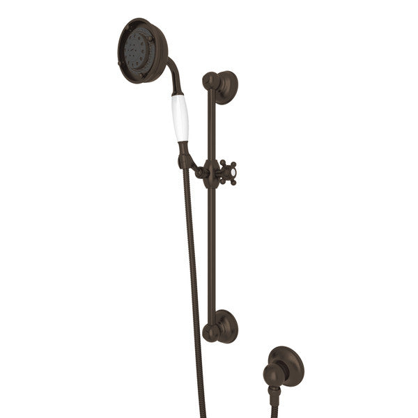 ROHL Handshower Set With 22" Slide Bar & 3-Function Handshower
