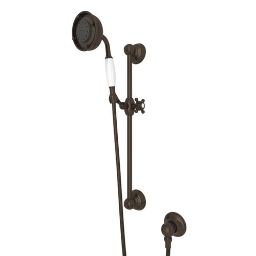 ROHL Handshower Set With 22" Slide Bar & 3-Function Handshower