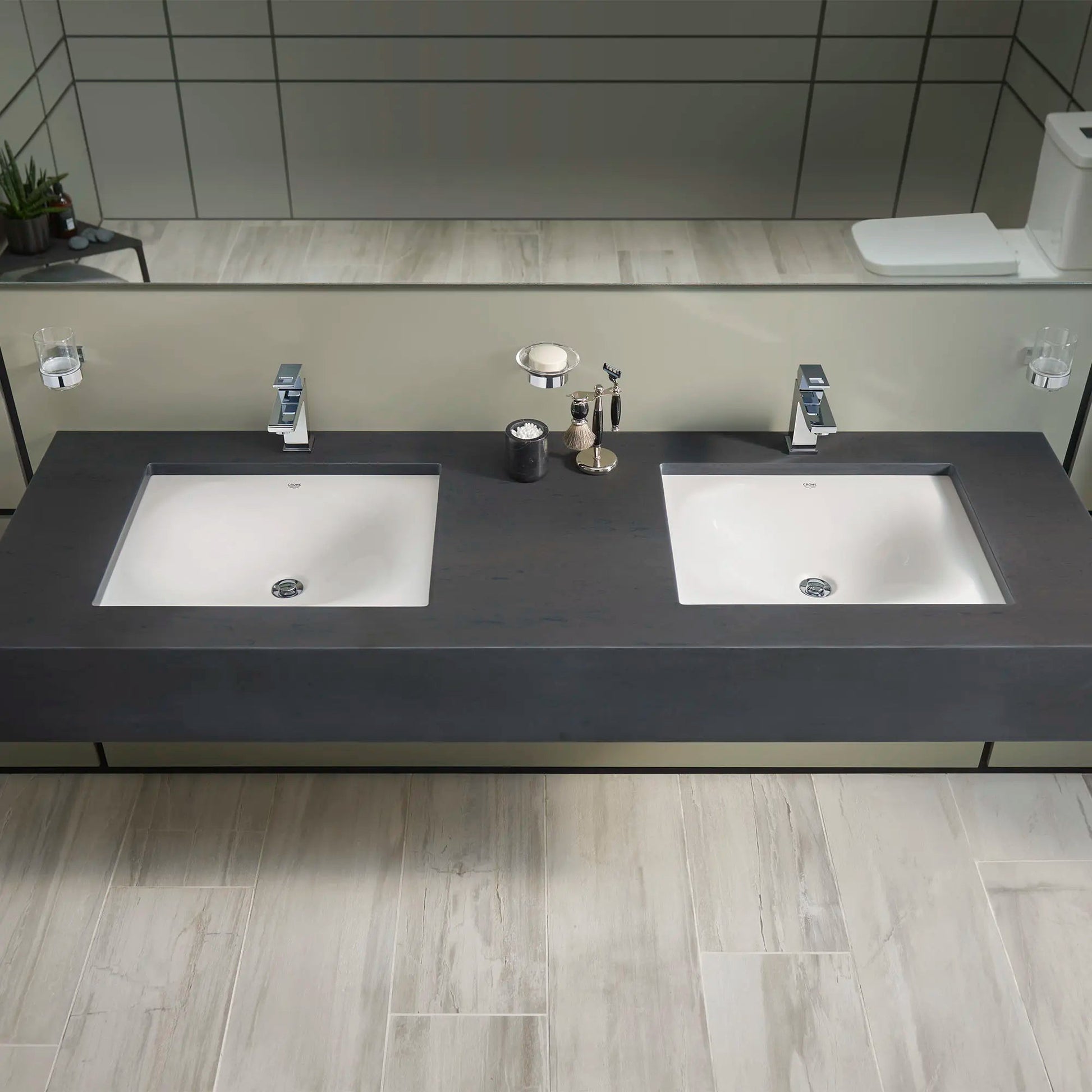Eurocube® Single Hole Single - Handle M - Size Bathroom Faucet 4.5 L/min (1.2 gpm) - Golzar Home