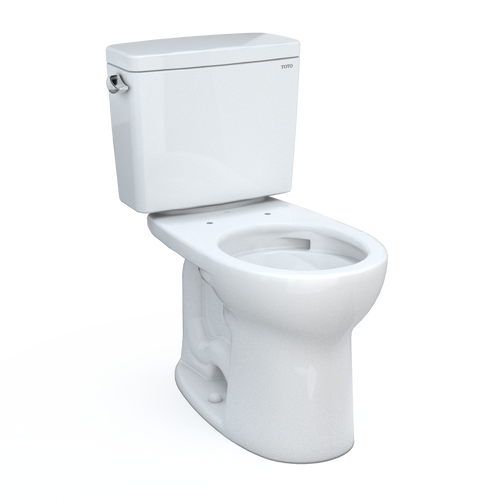 Drake® Two-piece Toilet, 1.28 GPF, Round Bowl - Universal Height Less Seat