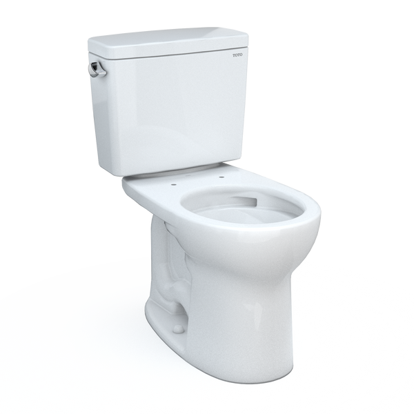 Drake® Two-piece Toilet, 1.28 GPF, Round Bowl - Universal Height Less Seat