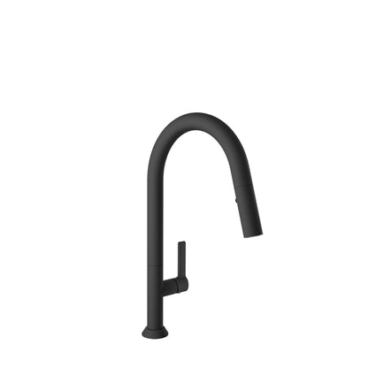 Baril High single-hole kitchen faucet with 2-function pull-down spray