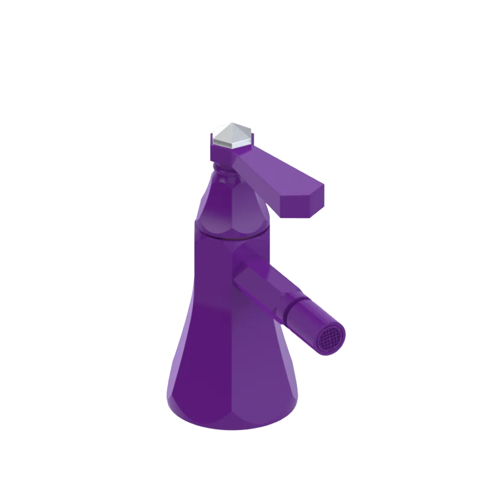 Rubinet Single Control Bidet Fitting (less drain) Purple Haze