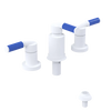 Rubinet Bidet Fitting with Spray, Diverter, and Vacuum Breaker (less drain) Matt White
