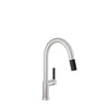 Baril Single-hole kitchen faucet with 2-function pull-down spray